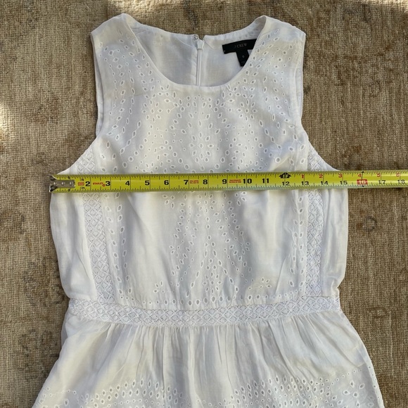 J Crew Cotton Sleeveless Top, White, Size 0. NWOT - Picture 8 of 10